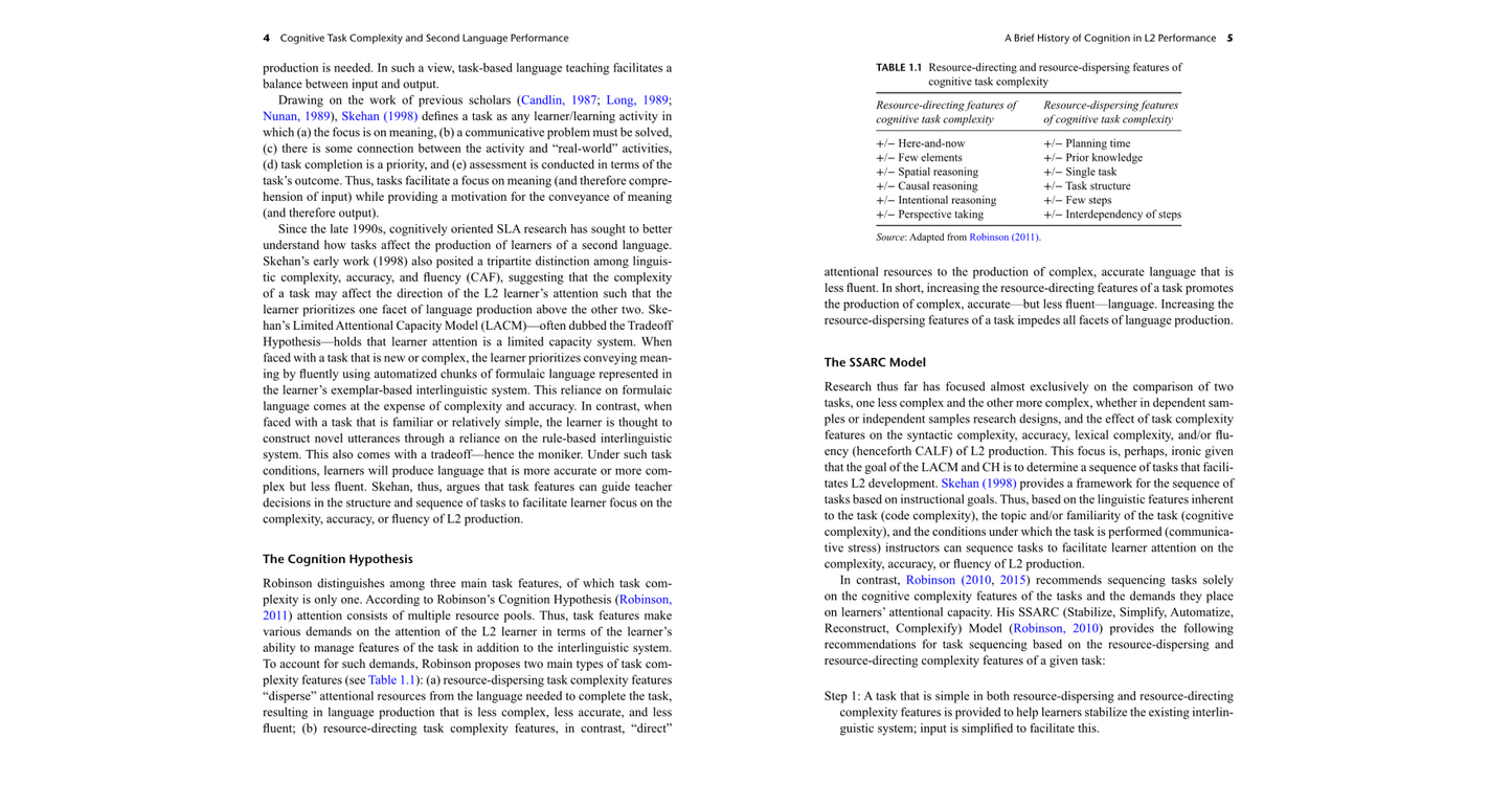 Cognitive Task Complexity and Second Language Performance - Understanding L2 Learner Affect and Engagement (Digital book)