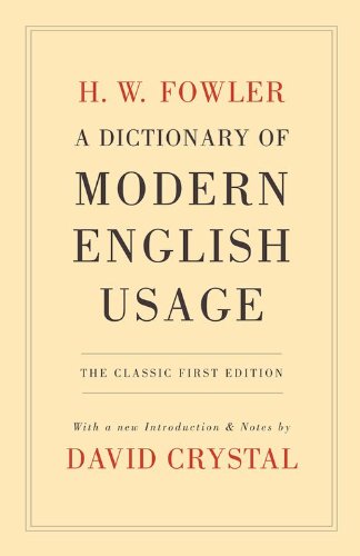 A dictionary of Modern english by David Crystal (Digital book)