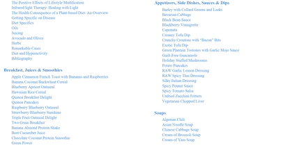 Curing the incurable -cook book- (Digital book)