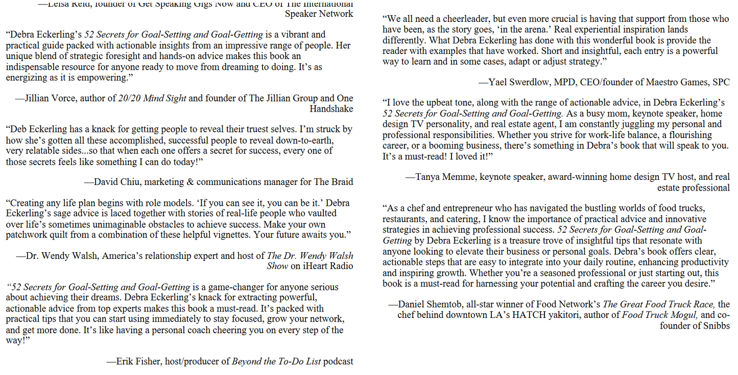 52-secrets for goal setting and goal getting (Digital book)