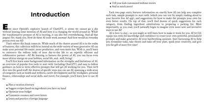 AI for Life - 100 Ways to Use Artificial Intelligence to Make Your Life Easier more productive and more fun (Digital book)