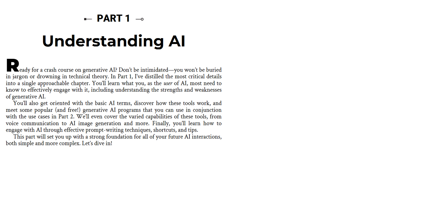 AI for Life - 100 Ways to Use Artificial Intelligence to Make Your Life Easier more productive and more fun (Digital book)