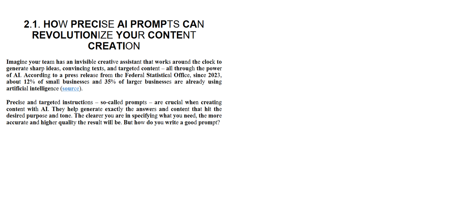 AI strategy 2025 for maketing teams (Digital book)