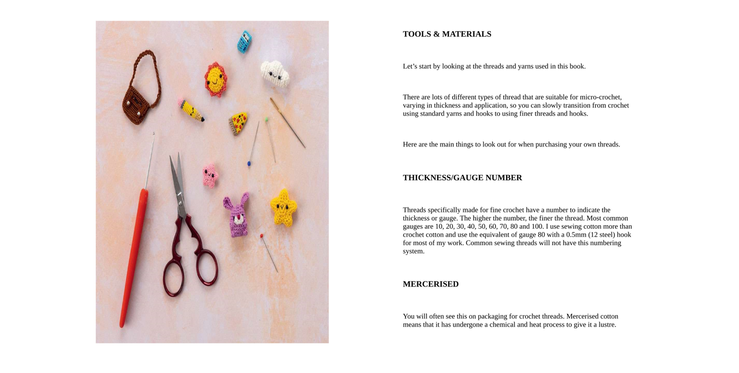 100 Micro Amigurumi - Crochet patterns and charts for tiny (Digital book)