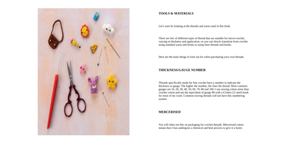 100 Micro Amigurumi - Crochet patterns and charts for tiny (Digital book)