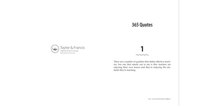 365 Quotes for Teachers - Inspiration and Motivation for Every Day of the Year by Danny Steele (Digital book)