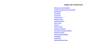 Computer Memory - Develop A Computer Like Memory In 5 Minutes A Day (Digital book)