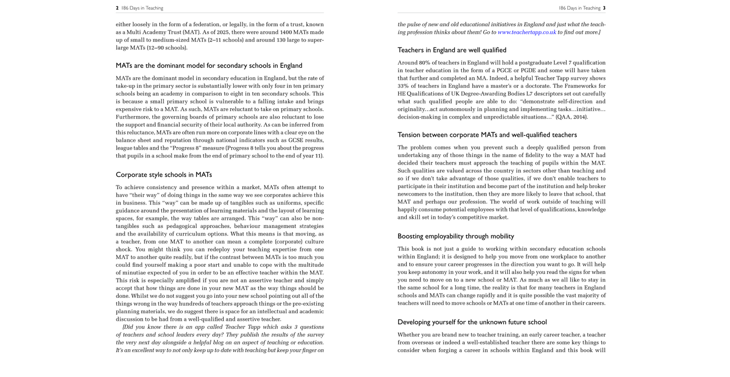 186 Days in Teaching - A Month-by-Month Guide to Being a Secondary Teacher by James Shea, Mohammed A. Amin (Digital book)