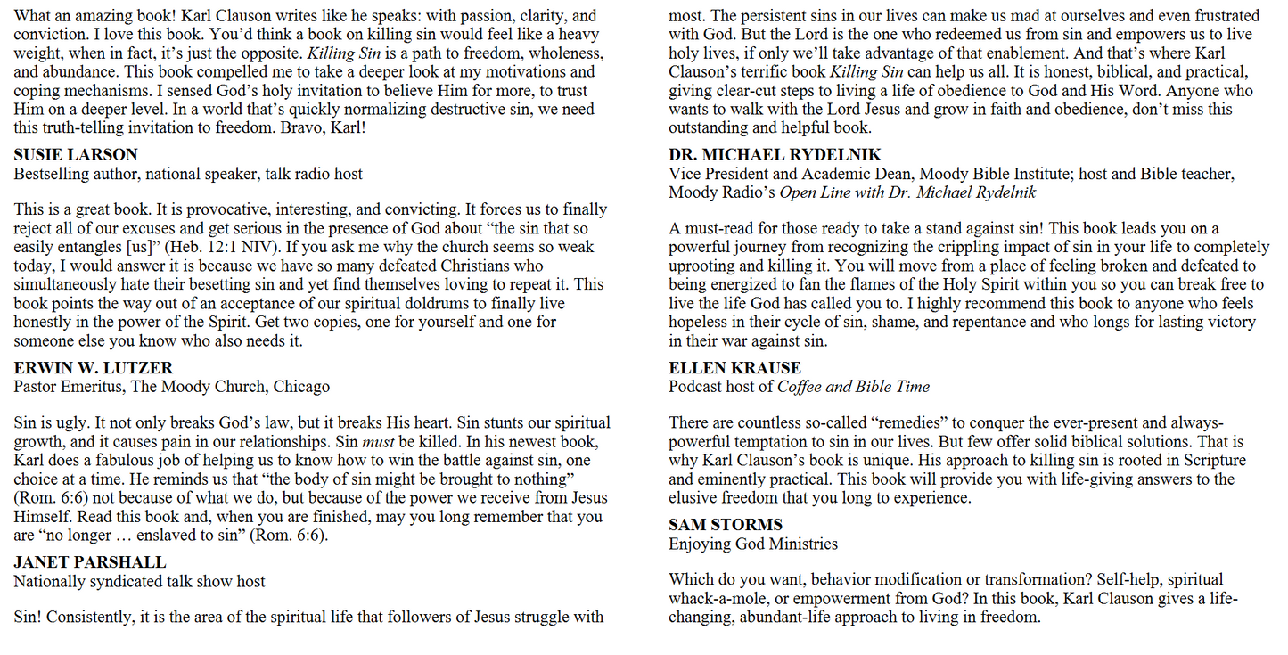 Killing Sin - Conquer the One Thing That Is Defeating You (Digital book)