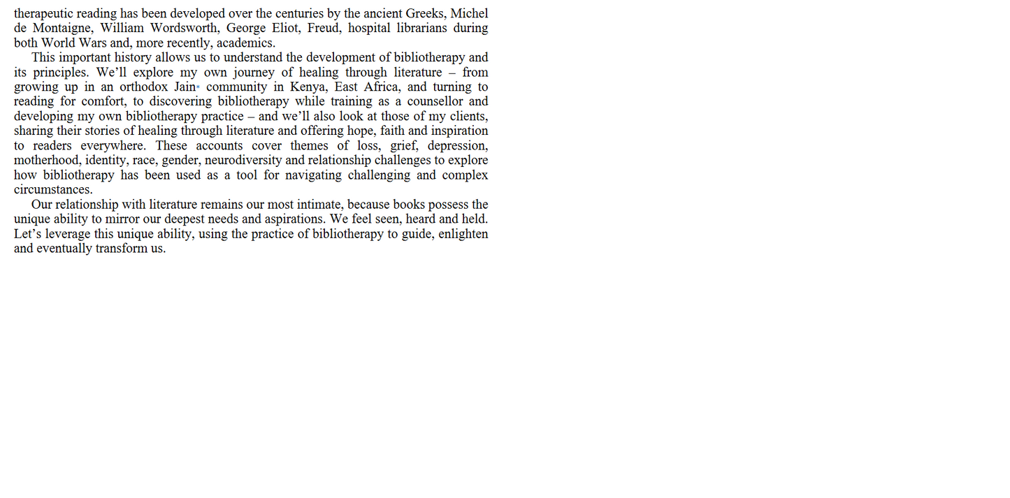 Bibliotherapy - The Healing Power of Reading by Bijal Shah (Digital book)