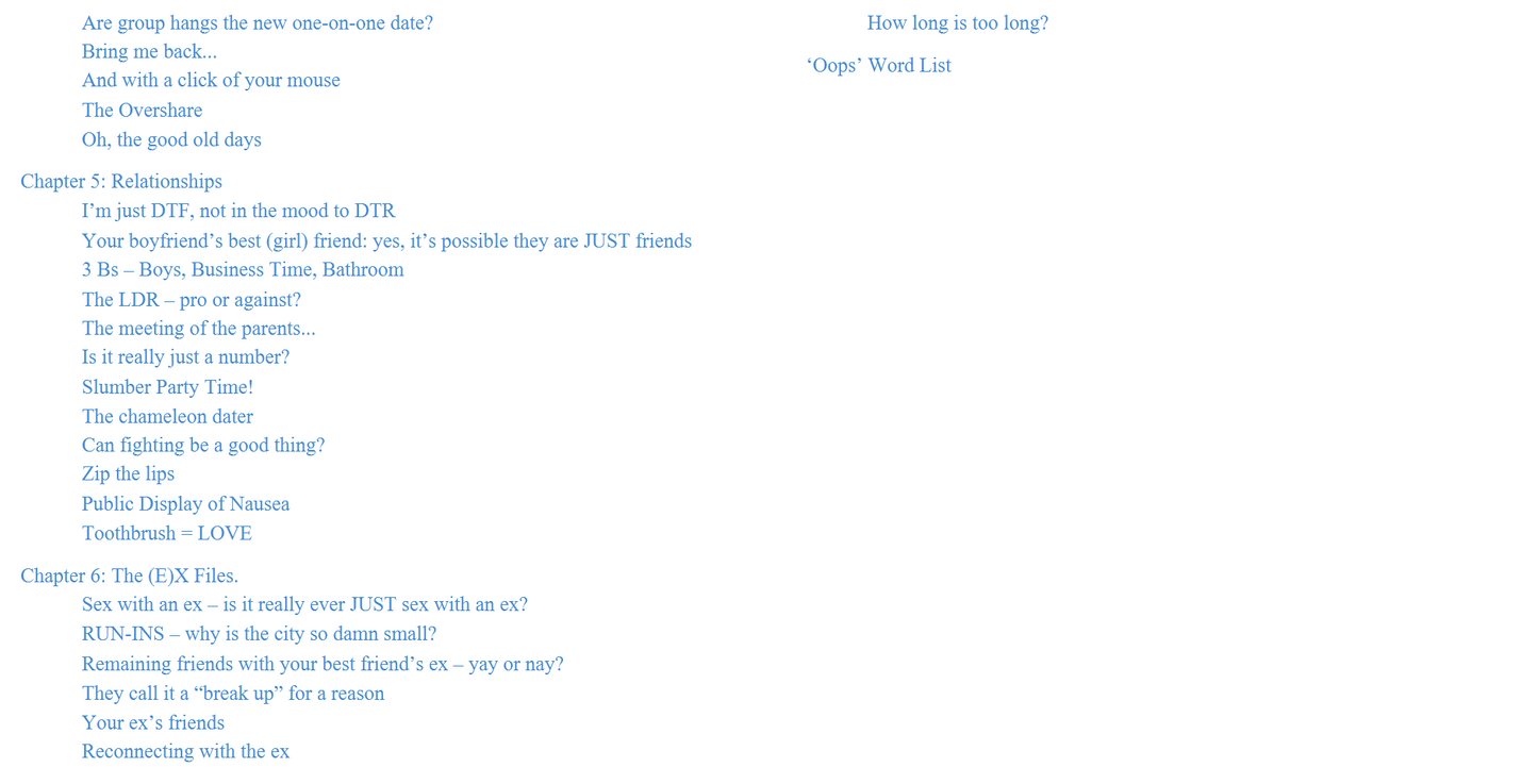 Oops! - An Insider's Guide to Dating, Sex, and Relationships in Your 20s (Digital book)