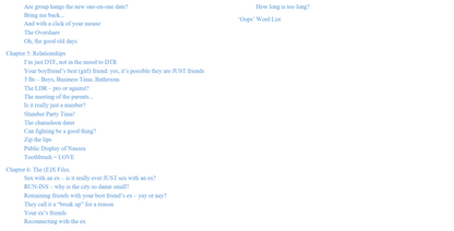 Oops! - An Insider's Guide to Dating, Sex, and Relationships in Your 20s (Digital book)