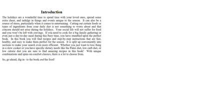 Holiday Recipes - Easy and Healthy Low Carb, Paleo, Slow Cooker Recipes for Your Best Holidays (Digital book)