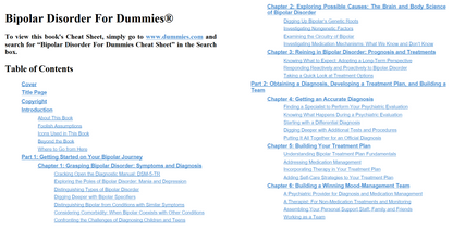 Bipolar Disorder For Dummies, 4th Edition (Digital book)