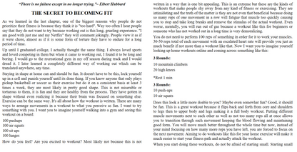 Fitness - The Home Workout Solution - The Most Effective Permanent Solution to Long Term Fitness (Digital book)