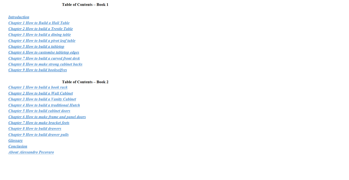 Woodworking, Beginners guide to Build 18 Household Projects 2 Books in 1 (Digital books)