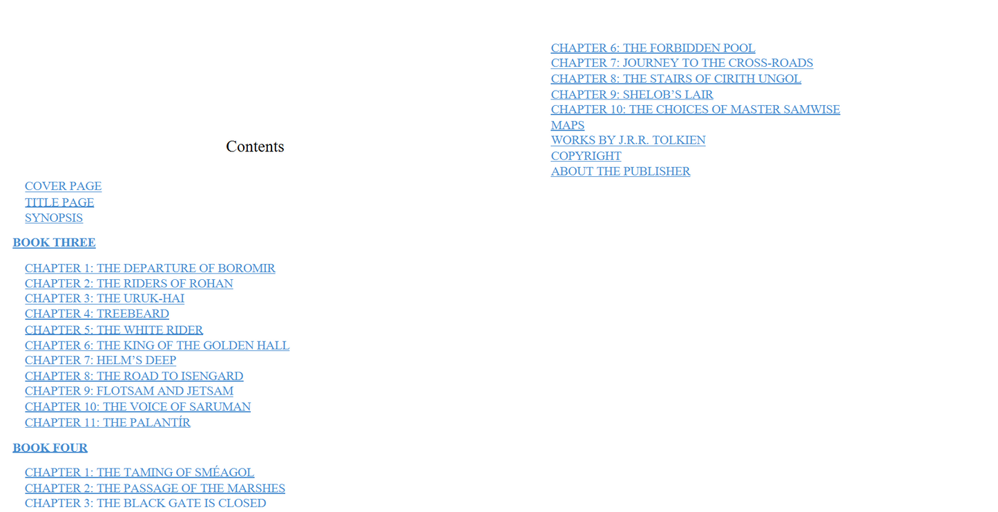 The Two Towers (The Lord of the Rings, Part 2) (Digital book)