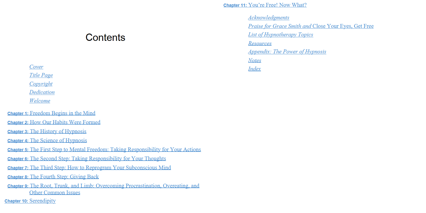 Close Your Eyes, Get Free (Digital book)