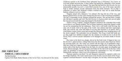 Tom Clancy's The hunt of red October (Digital book)