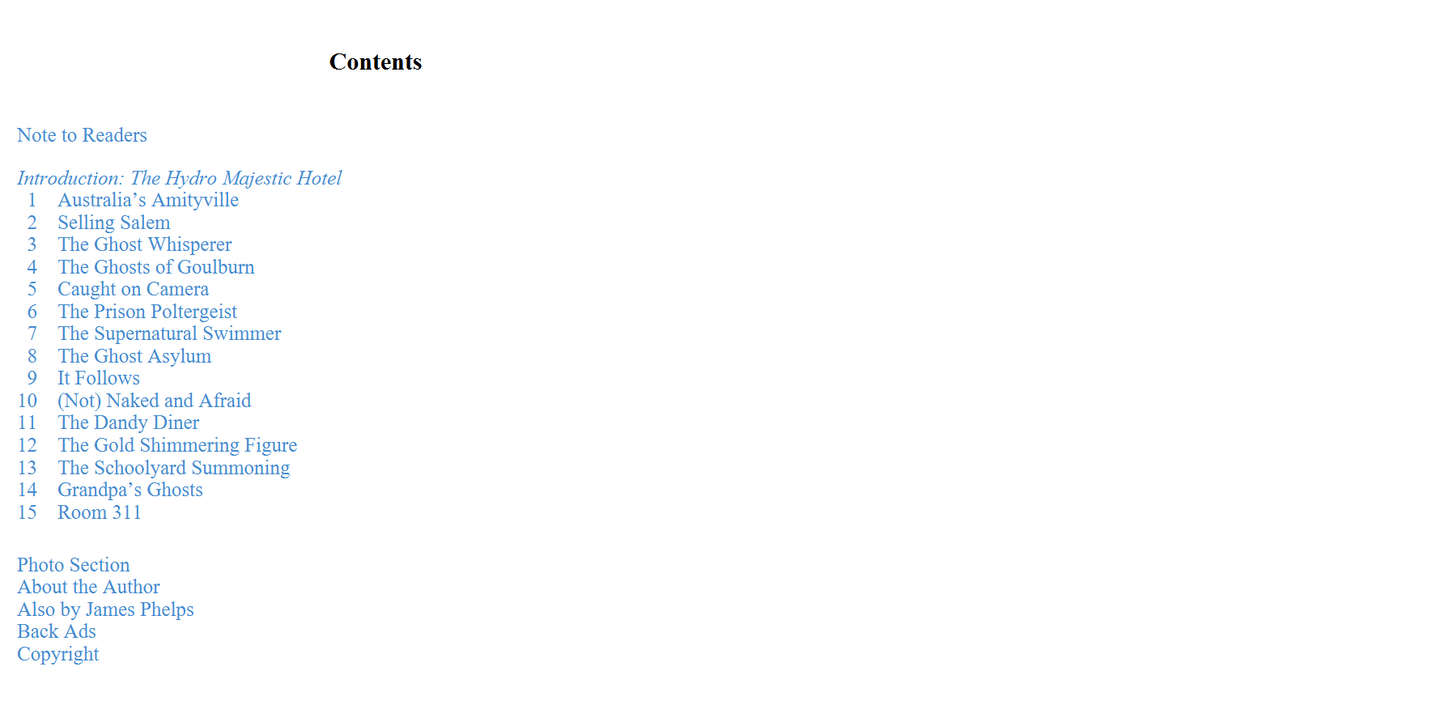 Australian ghost stories (Digital Book)