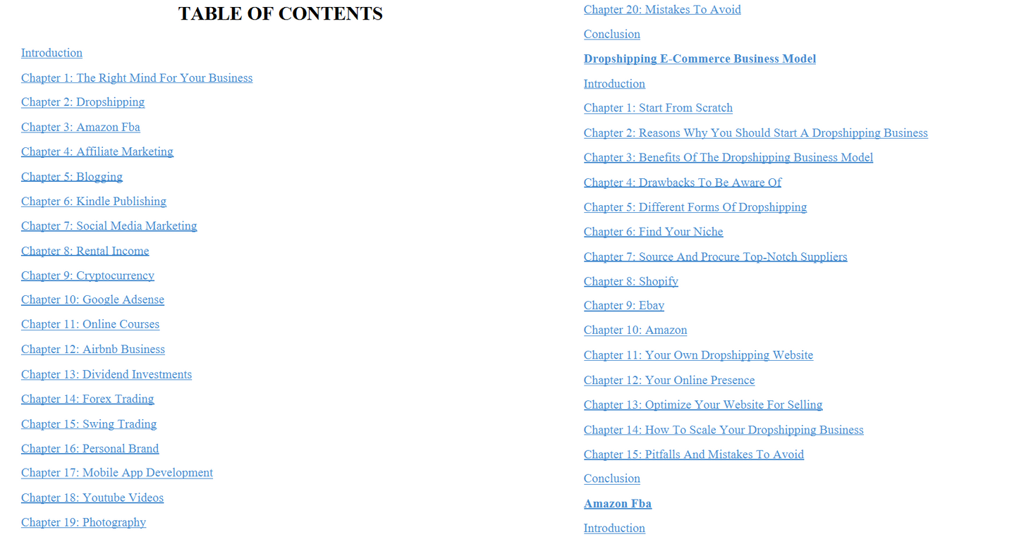 E-Commerce Business 3 Books in 1 - The Ultimate Guide to Make Money Online From Home and Reach (Digital ebooks)