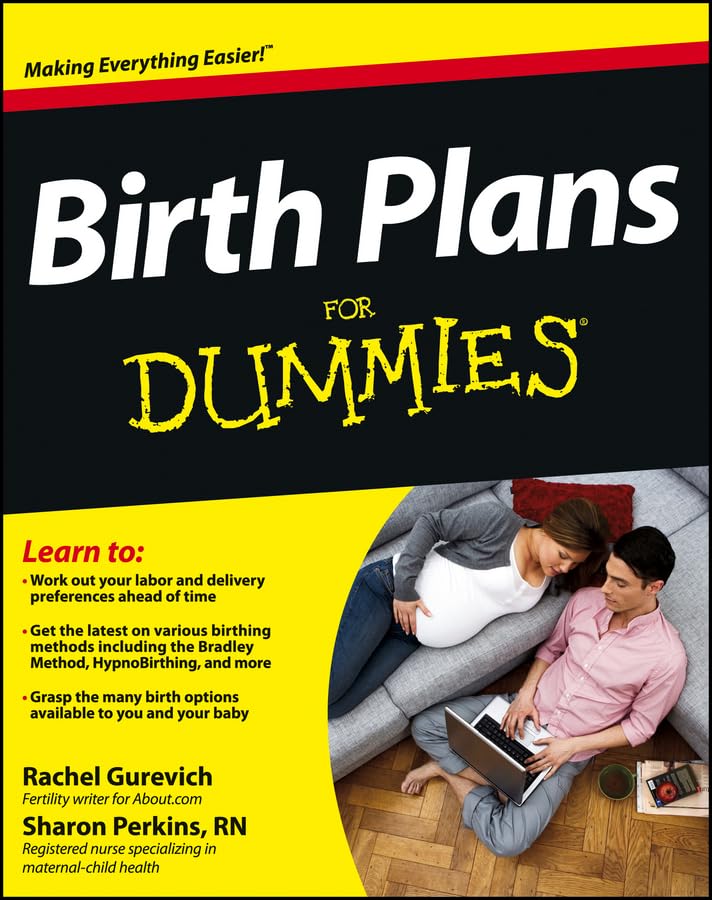 Birth Plans For Dummies (Digital Book)